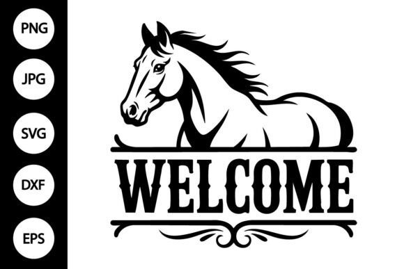 Download Horse Welcome Sign SVG - Welcome sign Collection