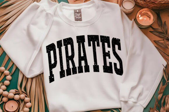 Download Retro Pirates Distressed SVG PNG - Premium Resources