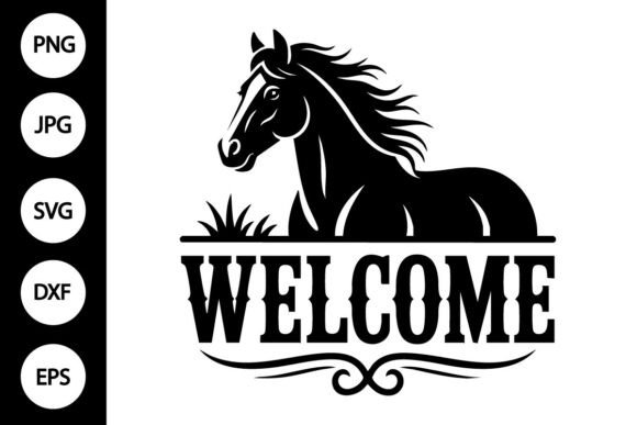 Download Horse Welcome Sign SVG - Welcome sign Collection