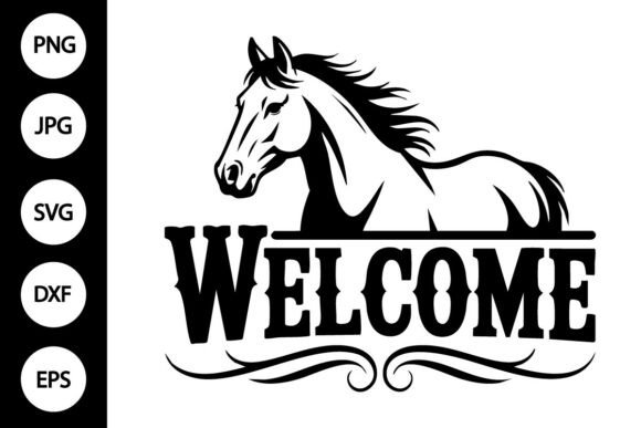 Download Horse Welcome Sign SVG - Welcome sign Collection
