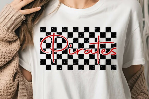 Download Retro Checkered Pirates SVG PNG - Premium Resources